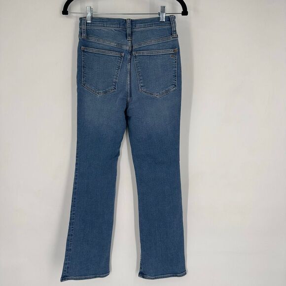 Madewell Women's Mid-Rise Cali Demi Bootcut Jeans Blue Denim Light Wash Size 24 - Picture 8 of 14